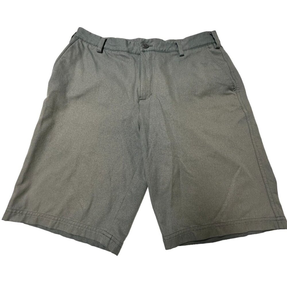 Adidas Climalite Shorts Mens 32 Grey‎ Flat Front Performance Golf Pockets